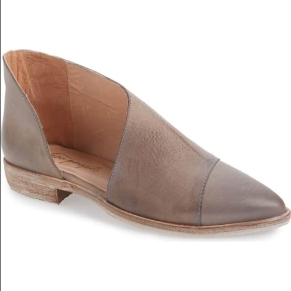 FREE PEOPLE - Royale Flat - Sz 7 - Grey